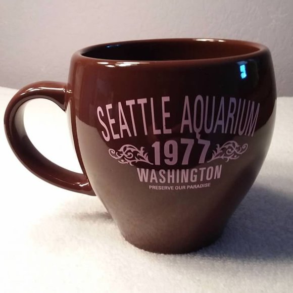Seattle Aquarium 1977 Washington Coffee Mug - Picture 2 of 5